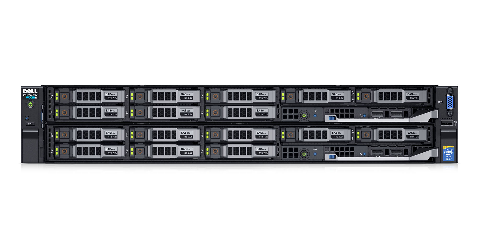 PowerEdge FX2s Rack Server with FC830 Blades
